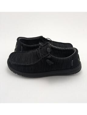 Mens Hey Dude Wally Stretch Sox Black Casual Outdoor Shoes 41898-060 Size 12